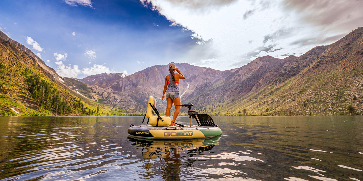 Go Boat Double on a mountain lake ... the raffle grand prize