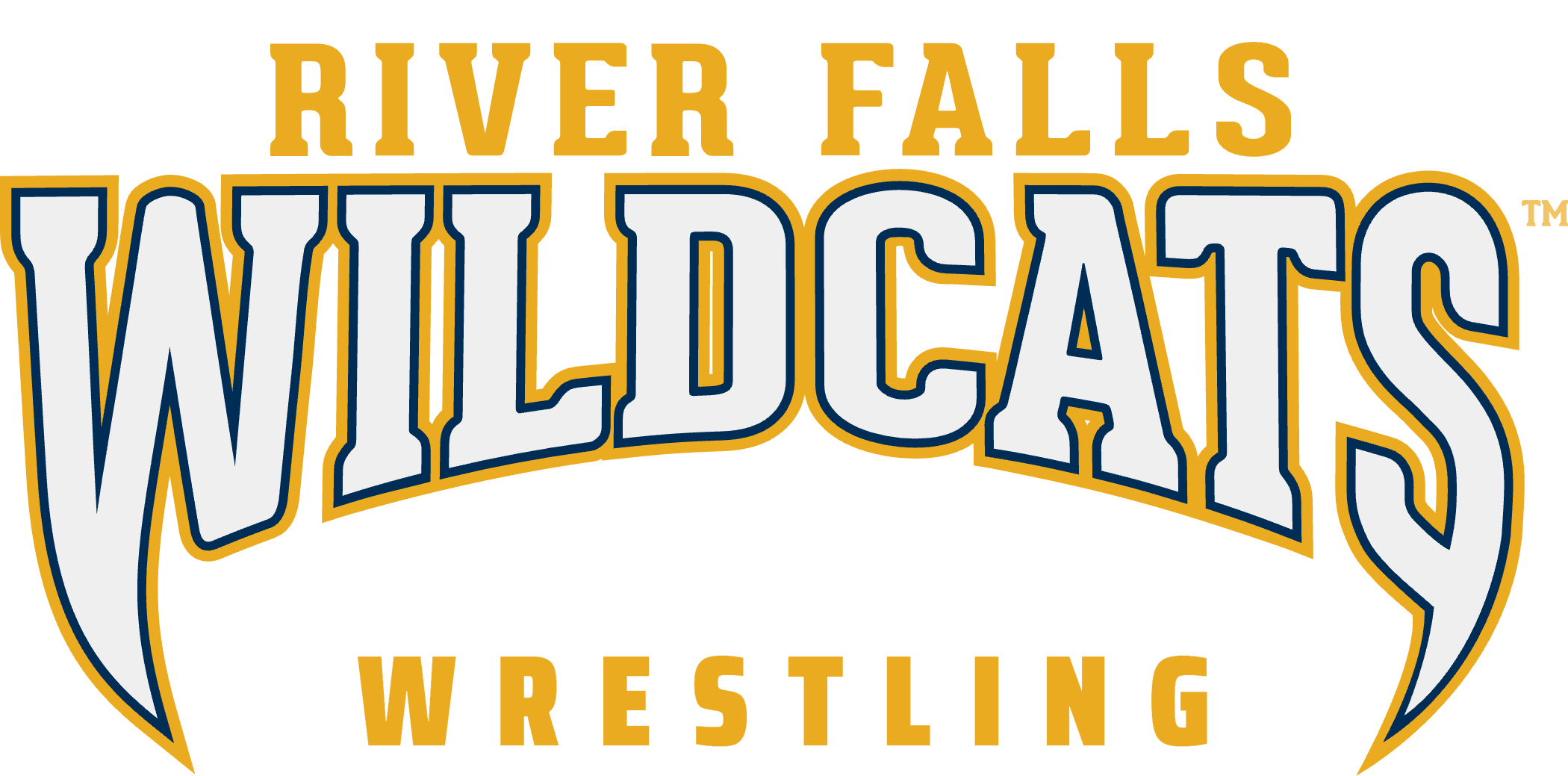 River Falls Wildcats Wrestling wordmark